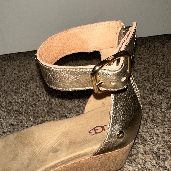 UGG Women's Metallic   Wedge Sandals - Picture 14 of 15